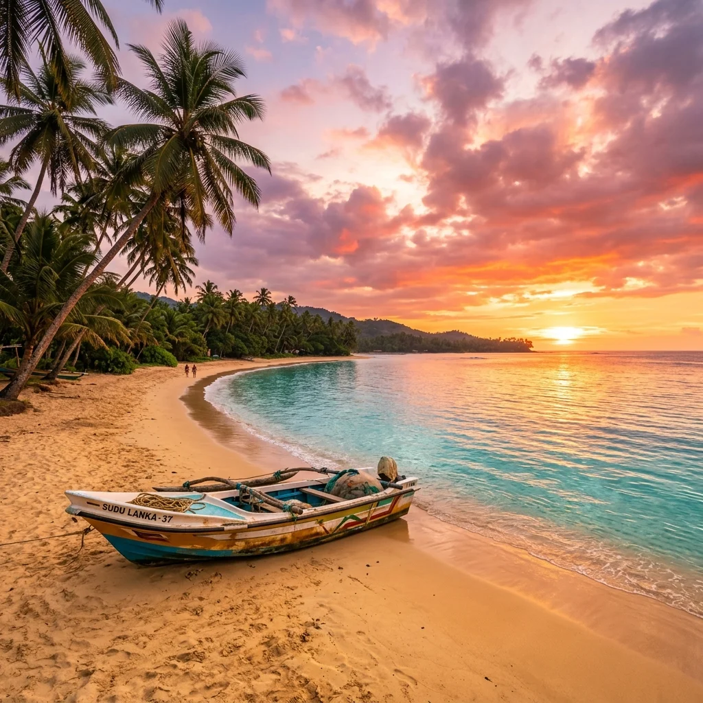 Tropical Beach in Sri Lanka